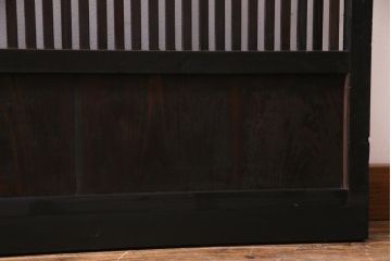 和製アンティーク　大正昭和初期　趣き溢れる佇まいが魅力的な格子戸1枚(建具、引き戸)