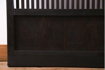 和製アンティーク　大正昭和初期　趣き溢れる佇まいが魅力的な格子戸1枚(建具、引き戸)