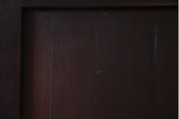 和製アンティーク　シンプルなデザインで様々なテイストに馴染む板戸2枚セット(帯戸、建具、引き戸)(R-036117)