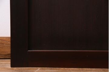 和製アンティーク　シンプルなデザインで様々なテイストに馴染む板戸2枚セット(帯戸、建具、引き戸)(R-036117)
