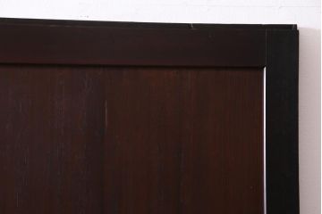 和製アンティーク　シンプルなデザインで様々なテイストに馴染む板戸2枚セット(帯戸、建具、引き戸)(R-036117)