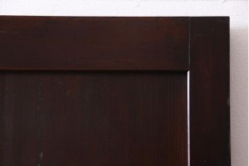 和製アンティーク　シンプルなデザインで様々なテイストに馴染む板戸2枚セット(帯戸、建具)