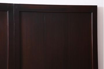 和製アンティーク　シンプルなデザインで様々なテイストに馴染む板戸2枚セット(帯戸、建具)