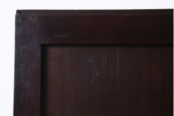 和製アンティーク　シンプルなデザインで様々なテイストに馴染む板戸2枚セット(帯戸、建具)