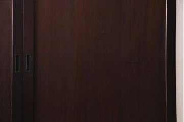 和製アンティーク　シンプルなデザインで様々なテイストに馴染む板戸2枚セット(帯戸、建具)