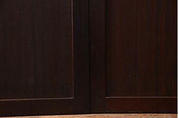 和製アンティーク　シンプルなデザインで様々なテイストに馴染む板戸2枚セット(帯戸、建具)