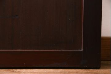 和製アンティーク　シンプルなデザインで様々なテイストに馴染む板戸2枚セット(帯戸、建具)