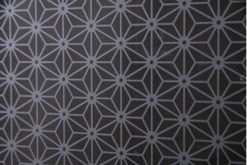 昭和初期　当店オリジナルガラス　黒柿の腰板が目を引く格子戸4枚セット(建具、ガラス帯戸、引き戸)