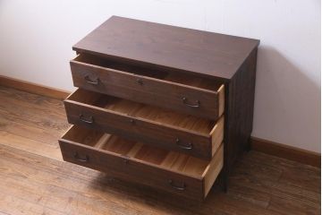 レトロ家具　昭和初期　鉄脚　桐材　上品なレトロスタイルに合うリメイクリビングボード(テレビ台、衣装箪笥)(1)