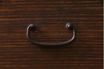 レトロ家具　昭和初期　鉄脚　桐材　上品なレトロスタイルに合うリメイクリビングボード(テレビ台、衣装箪笥)(1)