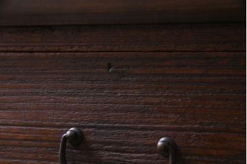 レトロ家具　昭和初期　鉄脚　桐材　上品なレトロスタイルに合うリメイクリビングボード(テレビ台、衣装箪笥)(2)