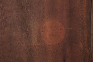 アンティーク雑貨　昭和レトロ　EIKEISHA(栄計舎)　SUPER DELUXE　手巻き式　30DAY　振り子時計(柱時計、壁掛け時計)