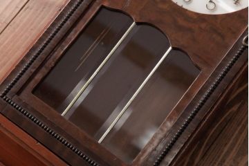アンティーク雑貨　昭和レトロ　EIKEISHA(栄計舎)　SUPER DELUXE　手巻き式　30DAY　振り子時計(柱時計、壁掛け時計)