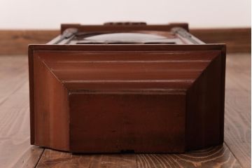 アンティーク雑貨　昭和レトロ　EIKEISHA(栄計舎)　SUPER DELUXE　手巻き式　30DAY　振り子時計(柱時計、壁掛け時計)