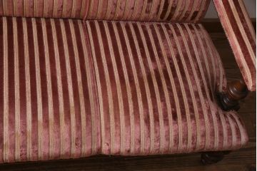 アンティーク家具　フランスアンティーク　マホガニー材　エレガントな佇まいが魅力的なソファ(長椅子)