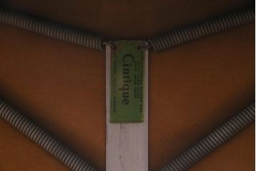 ヴィンテージ家具　イギリスビンテージ　Cintique社　レトロな雰囲気がお洒落なアームチェア(ラウンジチェア)