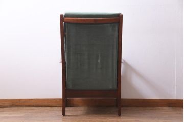 ヴィンテージ家具　イギリスビンテージ　Cintique社　レトロな雰囲気がお洒落なアームチェア(ラウンジチェア)