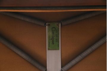 ヴィンテージ家具　イギリスビンテージ　Cintique社　レトロな雰囲気がお洒落なアームチェア(ラウンジチェア)(1)