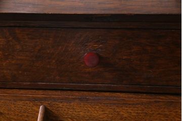 アンティーク家具　イギリスアンティーク　オーク材　上手物　ジャコビアン様式　品格あふれる佇まいが素敵なライティングビューロー(簿記机、在宅ワーク、在宅用ワークデスク)