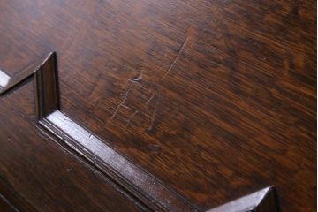 アンティーク家具　イギリスアンティーク　オーク材　上手物　ジャコビアン様式　品格あふれる佇まいが素敵なライティングビューロー(簿記机、在宅ワーク、在宅用ワークデスク)