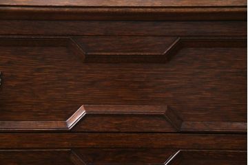 アンティーク家具　イギリスアンティーク　オーク材　上手物　ジャコビアン様式　品格あふれる佇まいが素敵なライティングビューロー(簿記机、在宅ワーク、在宅用ワークデスク)