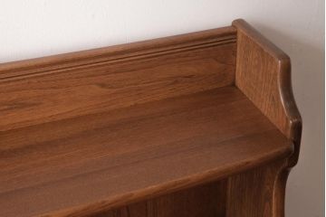 ヴィンテージ家具　イギリスビンテージ　ERCOL(アーコール)　オールドコロニアル　温もり溢れるカップボードブックケース(本棚、飾り棚)