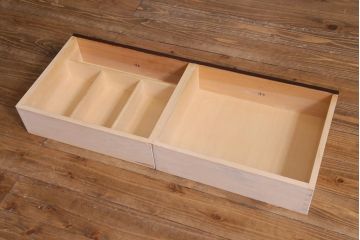 中古　九州民芸家具　上品で使い勝手の良い食器棚(キャビネット、収納棚)