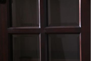 中古　九州民芸家具　上品で使い勝手の良い食器棚(キャビネット、収納棚)