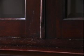 中古　九州民芸家具　上品で使い勝手の良い食器棚(キャビネット、収納棚)