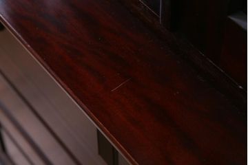 中古　九州民芸家具　上品で使い勝手の良い食器棚(キャビネット、収納棚)