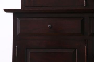 中古　九州民芸家具　上品で使い勝手の良い食器棚(キャビネット、収納棚)