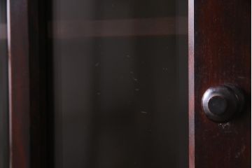 中古　九州民芸家具　上品で使い勝手の良い食器棚(キャビネット、収納棚)