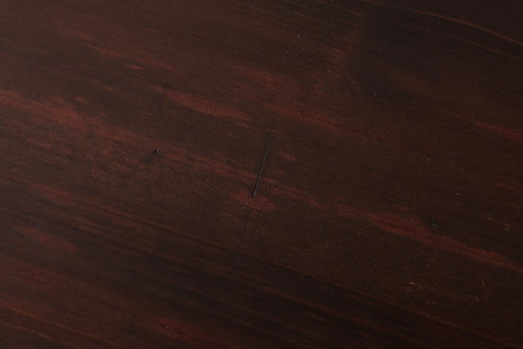 和製アンティーク　ガラス天板　鉄脚　箪笥を現代のお部屋でも楽しめるリメイクローテーブル(センターテーブル)