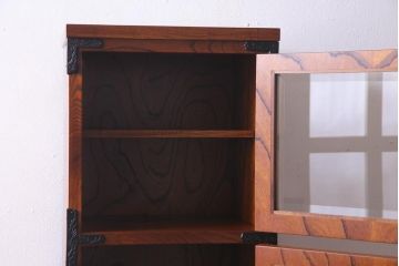 中古　岩谷堂箪笥　中古　岩谷堂箪笥　No.114　スリムで便利な多目棚(収納棚、キャビネット)(定価約30万円)(1)