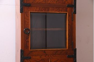 中古　岩谷堂箪笥　中古　岩谷堂箪笥　No.114　スリムで便利な多目棚(収納棚、キャビネット)(定価約30万円)(1)