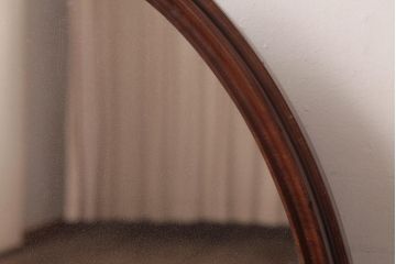 アンティーク雑貨　フランスアンティーク　マホガニー材　最高級　気品あふれるヴィクトリアンスタイルのミラー(ドレッサー、鏡)