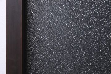 和製アンティーク　腰板ケヤキ材　ダイヤガラス入り　味のあるレトロな雰囲気醸し出すガラス戸3枚セット(建具、引き戸)