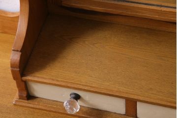アンティーク家具　フランスアンティーク　ニレ材の明るい色味が温かなドレッシングチェスト(引き出し、ドレッサー、鏡)(R-036199)