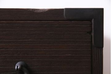 アンティーク家具　和製アンティーク　柔らかな木肌が味のある総桐材製の重ね箪笥(時代箪笥、衣装箪笥、桐箪笥、桐たんす)