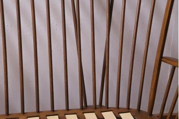 中古　イギリス　ヴィンテージ家具　ERCOL(アーコール)　エバーグリーン　2人掛けソファ(アームチェア、イージーチェア、ビンテージ)(定価約58万円)