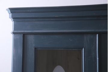 フランス　アンティーク家具　ペイント　シャビーシックな佇まいがお洒落なワードローブ(収納棚)