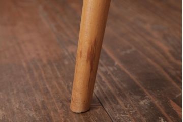 ヴィンテージ家具　イギリスビンテージ　ERCOL(アーコール)　フープバック　布張り座面のウィンザーチェア(ダイニングチェア、ワークチェア、椅子、ウインザーチェア)