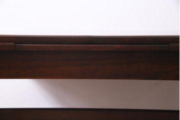 イギリス　アンティーク家具　オーク材　重厚な佇まいのドローリーフテーブル(エクステンションテーブル、ダイニング)