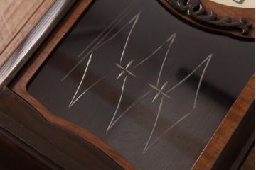 アンティーク雑貨　昭和初期　SEIKOSHA(精工舎、セイコー)　内部交換済・電池式　レトロな柱時計(掛時計、振り子時計)