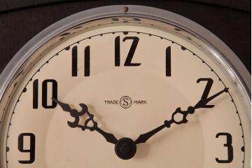 レトロ雑貨　精工舎(SEIKOSHA、セイコー)　内部交換済・電池式　14DAY　掛時計(柱時計、振り子時計、古時計)