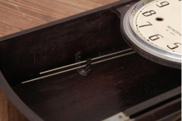 レトロ雑貨　精工舎(SEIKOSHA、セイコー)　内部交換済・電池式　14DAY　掛時計(柱時計、振り子時計、古時計)