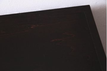 当店リメイク家具　北海道民芸家具　シックでレトロな脚付リビングボード(ローボード、テレビ台、収納棚)