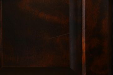 当店リメイク家具　北海道民芸家具　シックでレトロな脚付リビングボード(ローボード、テレビ台、収納棚)