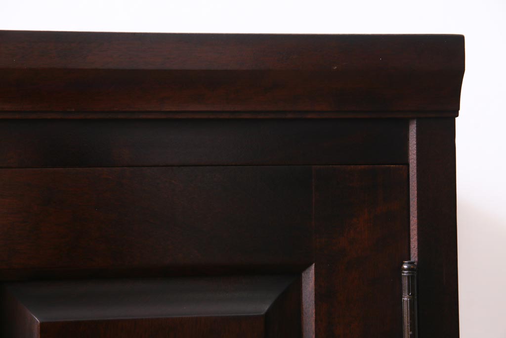 当店リメイク家具　北海道民芸家具　落ち着きのある佇まいの2WAYサイドボード(衣装箪笥、収納棚)