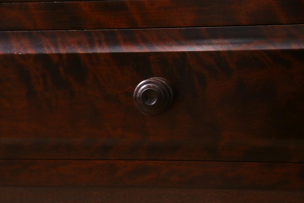 当店リメイク家具　北海道民芸家具　落ち着きのある佇まいの2WAYサイドボード(衣装箪笥、収納棚)